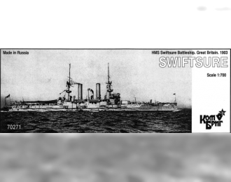 Сборная модель HMS Swiftsure Эскадренный броненосец 1903