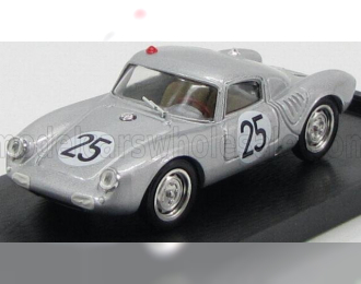 PORSCHE 550 Rs Coupe N 25 5th Le Mans 1956 Wolfgang Von Trips - Richard Von Frankenberg, Silver