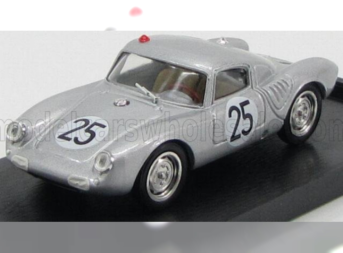 PORSCHE 550 Rs Coupe N 25 5th Le Mans 1956 Wolfgang Von Trips - Richard Von Frankenberg, Silver