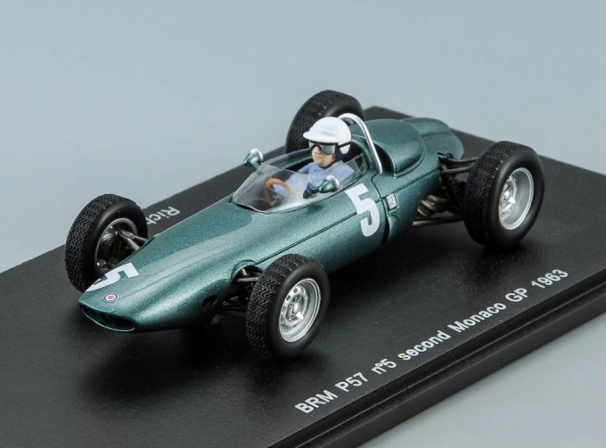 BRM P57 #5 Formula-1 Monaco GP (1963), silver