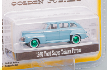 FORD Super Deluxe Fordor "Fifty Years of Ford Progress - Golden Jubilee" 1946 Blue