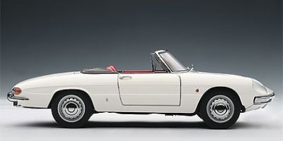 ALFA ROMEO 1600 Duetto Spider 1966, white without top