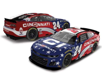 Chevrolet #24 William Byron *Cincinnati*, white/blue/red 2025