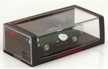 JAGUAR D-type 3.4l S6 Spider Team Jaguar Cars Ltd №14 2nd 24h Le Mans (1954) Duncan Hamilton - Tony Rolt, Green