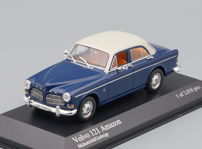 VOLVO 121 Amazon 4-door Saloon (1966), blue / grey