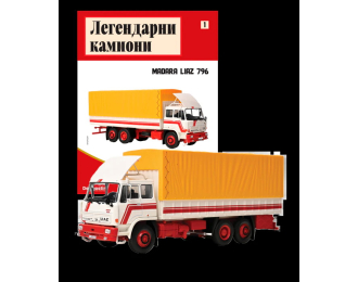 MADARA LIAZ 796 бортовой с тентом, белый