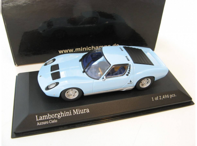 LAMBORGHINI Miura (1966), bright blue