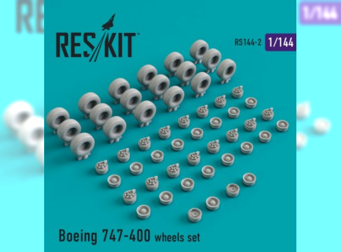 Boeing 747-400 wheels set