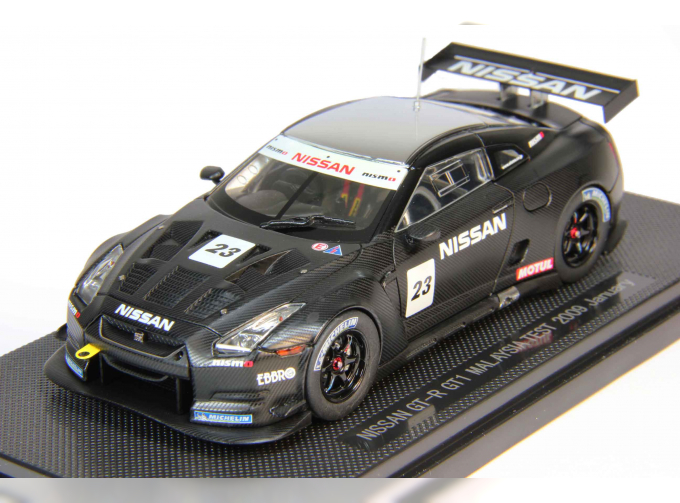 NISSAN GT-R GT 1 Malaysia Test (January 2009), black matte