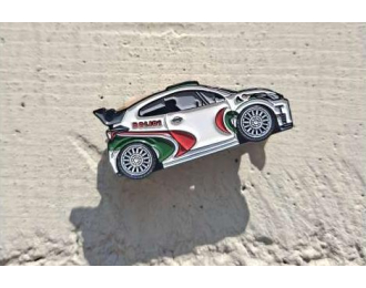 Значок Pin Toyota Yaris GR Tribute to Castrol Livery, white
