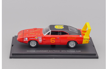 DODGE Charger Daytona (1970) Racing Car, red / black / yellow