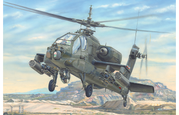 Сборная модель Американский вертолёт AH-64A Apache