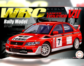 Сборная модель Mitsubishi Lancer Evolution VII WRC Rally Model