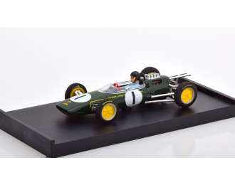 LOTUS F1 25 №1 Winner Belgium Gp Jim Clark World Champion - With Driver Figure (1963), Green