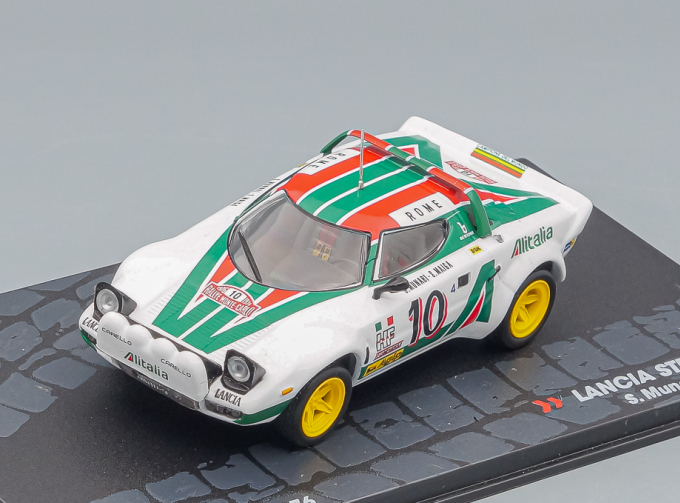 LANCIA Stratos HF #10 S.Munari - S.Maiga, white / green