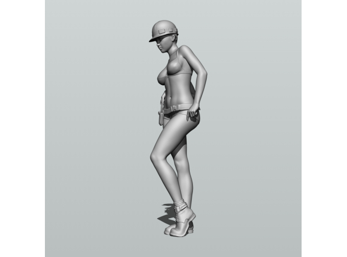 Фигура Сексуальный строитель 4, окрашенная