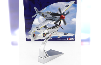 NORTH AMERICAN Mustang Mkiv Military Airplane (1945), Military Silver