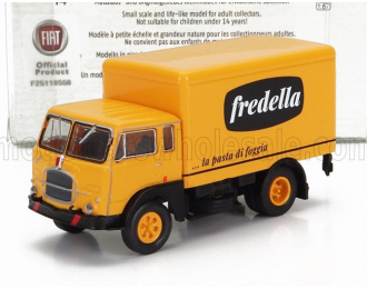 FIAT 642 Truck Cassonato Pasta Fredella 2-assi (1962), Yellow Black