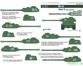 Декаль Is-2 Late version