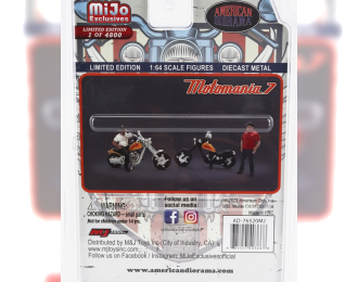 FIGURES Set 2x Figure With 2x Motorcycle, Various