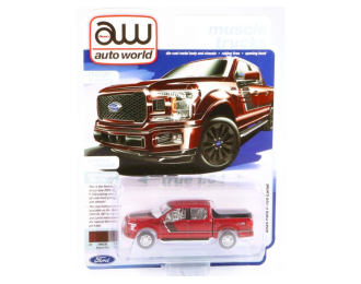 FORD F-150 Lariat (2020), red