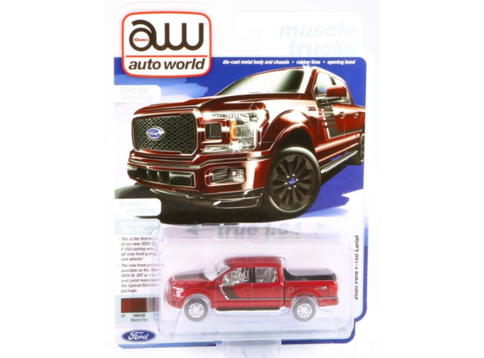 FORD F-150 Lariat (2020), red