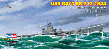 Сборная модель Подводная лодка: USS Gato SS-212 1941
