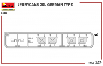 Сборная модель Jerrycans 20l German Type 1942