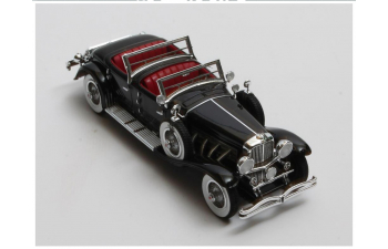 DUESENBERG SJ 2608 J-582 Torpedo Pheaton Walker La Grande 1930 Black