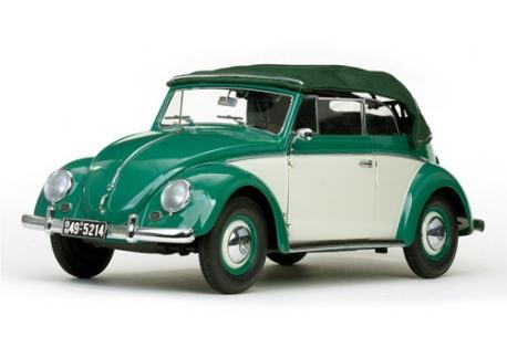 VOLKSWAGEN Käfer Cabriolet (1949), green/white