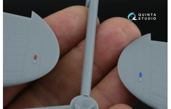 3D Декаль Навигационные Огни (Тип А), Красный+Синий (для всех моделей)