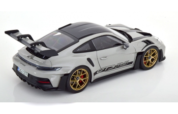 PORSCHE 911 (992) GT3 RS Weissach Package (2022), light grey carbon