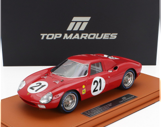 FERRARI 250lm 3.3l V12 Ch. N5893 Team N.a.r.t. North American Racing №21 Winner 24h Le Mans (1965) Jochen Rindt - Masten Gregory, Red