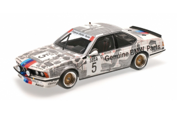 BMW 635 CSI "BMW Parts" Ravaglia - Berger - Surer Winner Spa (1985), white