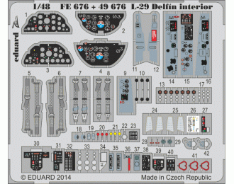 Цветное фототравление для L-29 Delfin interior S.A.