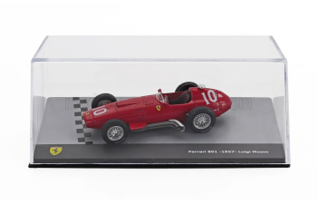 FERRARI F1 801 №10 Season (1957) Luigi Musso - Con Vetrina - With Showcase, Red
