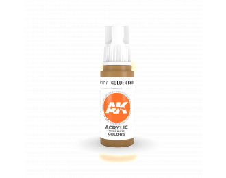 Краска акриловая 3rd Generation Golden Brown 17ml