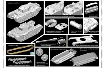 Сборная модель WW.II British Churchill Mk.III