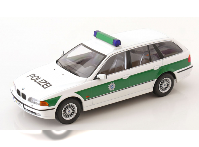 BMW 5-series (e39) Touring Sw Station Wagon Polizei (1998), White Green