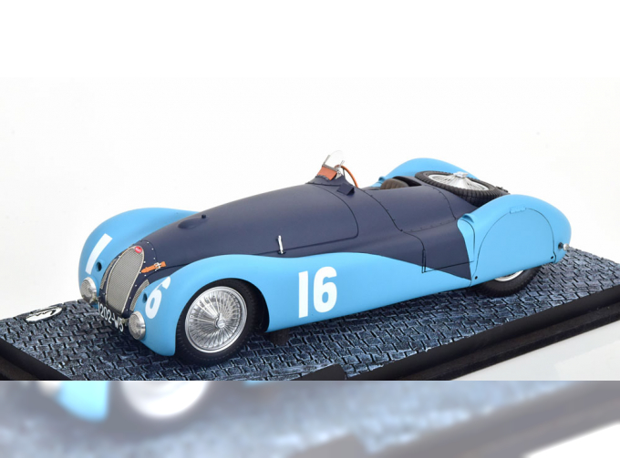 BUGATTI F1 Type 57s 45 №16 A.c.f. Gp (1937) Jean Pierre Wimille, 2 Tone Matt Blue