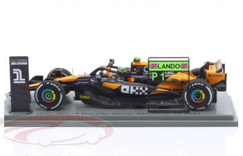 McLAREN MCL38 Winner Abu Dhabi GP Formula 1 Lando Norris (2024)