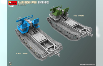 Сборная модель STEYR Rso/01 Гусеничный тягач "Восток" поздний, 1943/44
