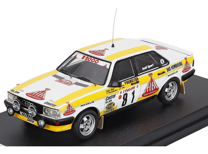 AUDI 80 Quattro (night version) №81 Rally Monte Carlo Rudolph Stohl- Peter Seisenbacher (1986)