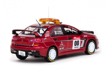 MITSUBISHI LANCER EVOLUTION X - #00 H.MIYOSHI/H.ICHINO, RALLY JAPAN (2007) - Course Car