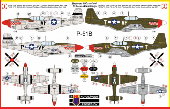 Сборная модель P-51B Mustang