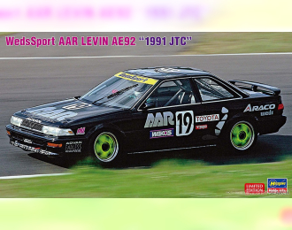 Сборная модель TOYOTA WedsSports AAR Levin AE92 "1991 JTC" (Limited Edition)