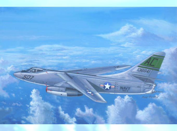 Сборная модель Самолет A-3D-2 Scywarrior Strategic Bomber