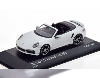 PORSCHE 911 (992) Turbo S Convertible (2020), light grey