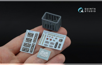 3D Декаль интерьера кабины Land Rover 88 series II family (AK Interactive) (с 3D-печатными деталями)