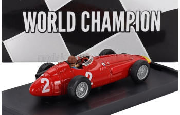 MASERATI F1 250f №2 World Champion Italy Gp (1957) Juan Manuel Fangio - With Driver Figure, Red